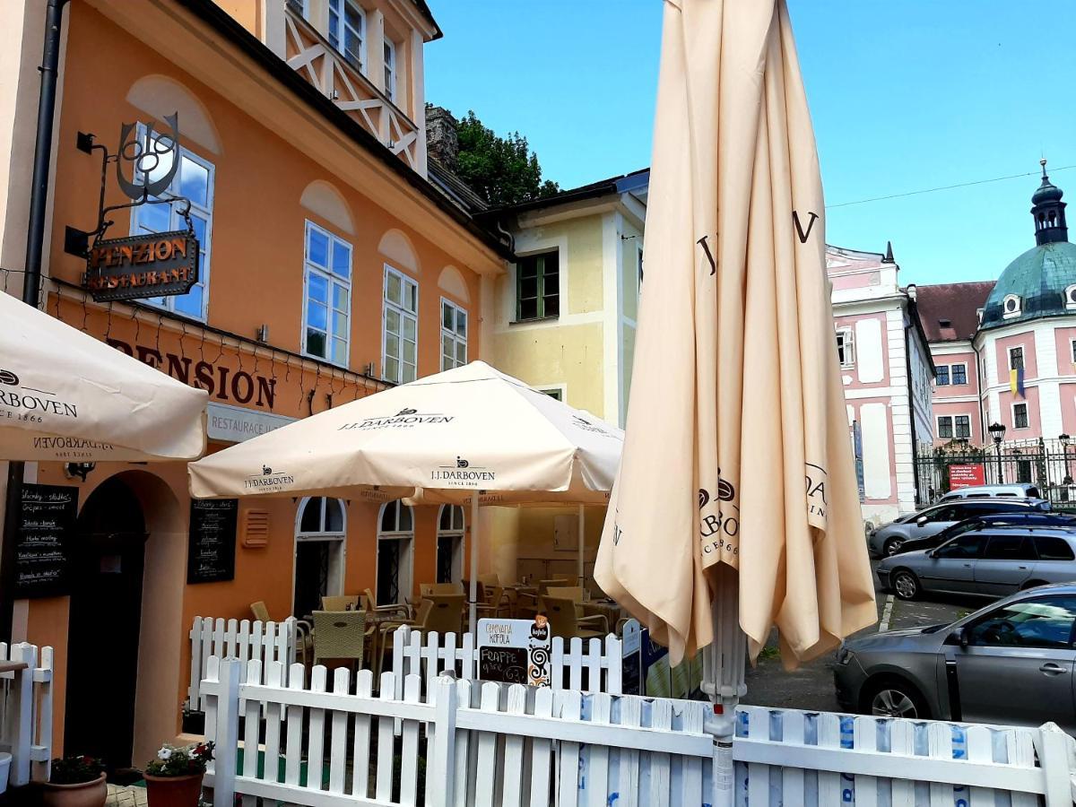 Penzion - Restaurant U Zamku Becov nad Teplou Bagian luar foto